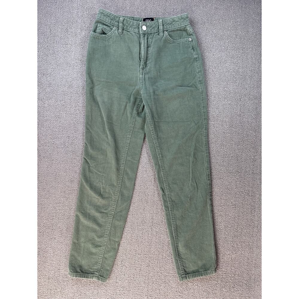BDG Corduroy Pants Mom High Rise Cords Retro Green Size 25 - Picture 3 of 11